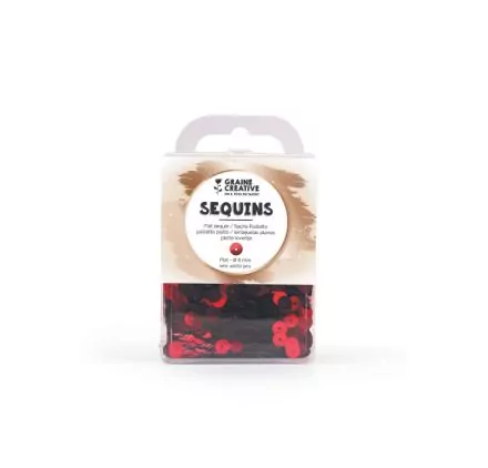AFFAIRES : Sequins plats 'Graine Créative' Rouge env. 4000 pcs AFFAIRES : Sequins plats 'Graine Créative' Rouge env. 4000 pcs