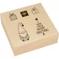 Set de 5 tampons bois 'Artemio - Imagine Christmas' 11.6x11.6x4 cm Set de 5 tampons bois 'Artemio - Imagine Christmas' 11.6x11.6x4 cm