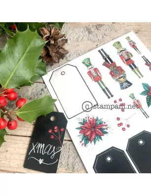 AFFAIRES : Die-cuts 'Stampam' Poinsettia Love