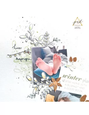 Bonnes affaires -70% : Tampons transparents 'PaperNova Design - Winter Stories' 5