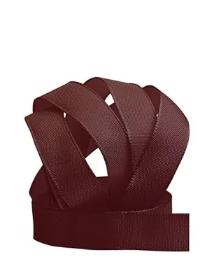 SCRAPBOOKING : Ruban taffetas 'Hotex' Bordeaux 1.5 cm x 1 m