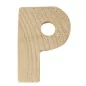 Lettre en bois P 'Rayher' 5 cm x 3.5 x 1 cm