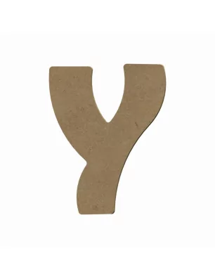 SUPPORTS A DECORER : Support en bois 'Gomille' Lettre Y 15 cm x 11.5 cm