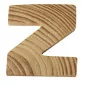 Lettre en bois Z 'Rayher' 5 cm x 4.5 x 1 cm Lettre en bois Z 'Rayher' 5 cm x 4.5 x 1 cm