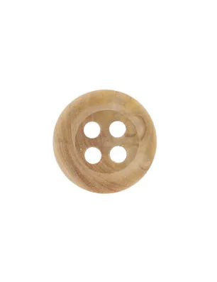 SCRAPBOOKING : Bouton enfant en bois 4 trous '3B Com' 15 mm