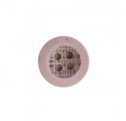 SCRAPBOOKING : Bouton en bois 4 trous '3B Com' 15 mm SCRAPBOOKING : Bouton en bois 4 trous '3B Com' 15 mm