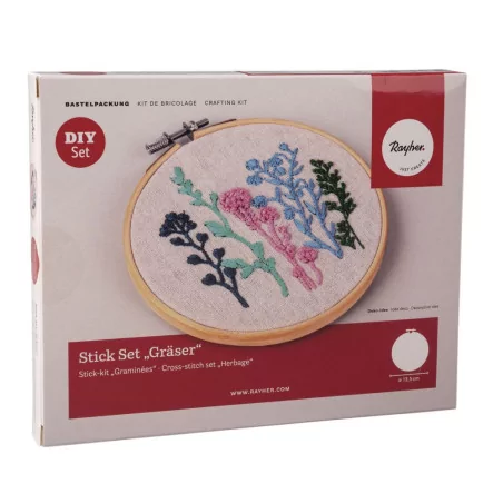 ART DU FIL : Kit de broderie DIY 'Rayher' 13,5cm