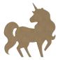 Support en bois 'Gomille' Licorne 16x17 cm