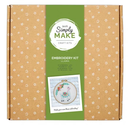 ART DU FIL : Kit Broderie 'Docrafts - Simply Make' Lama ART DU FIL : Kit Broderie 'Docrafts - Simply Make' Lama