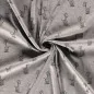 Tissu Sweat polaire alpin '3B Com' Imprimé Gris 150 cm par 50 cm (à la coupe) Tissu Sweat polaire alpin '3B Com' Imprimé Gris 150 cm par 50 cm (à la coupe)