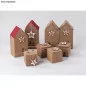 Lot de 3 boîtes à monter 'Rayher' Maison Kraft 20x10x7.5 cm Lot de 3 boîtes à monter 'Rayher' Maison Kraft 20x10x7.5 cm