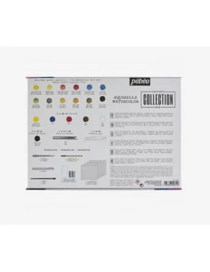 PEINTURES AQUARELLES : Coffret collection aquarelle fine 'Pébéo'