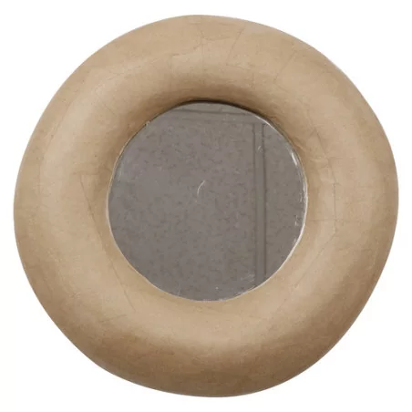 SUPPORTS A DECORER : Miroir Rond à suspendre en papier mâché 'Decopatch' 37 cm