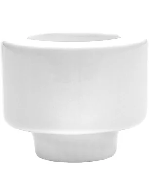 BOUGIES ET BOUGEOIRES : Bougeoir multifonctionnel en céramique 'Rico Design' Blanc 7.5x6 cm
