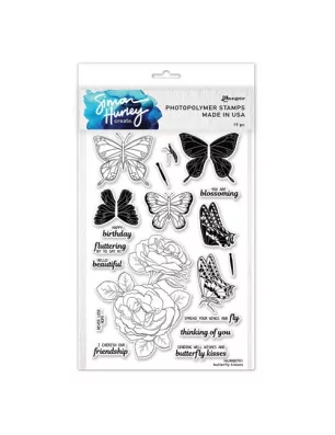 SCRAPBOOKING : Tampons transparents 'Ranger - Simon Hurley Create' Butterfly Kisses