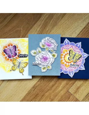 SCRAPBOOKING : Tampons transparents 'Ranger - Simon Hurley Create' Butterfly Kisses