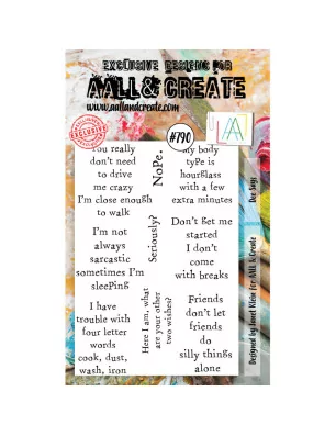 SCRAPBOOKING : Tampons transparents 'AALL and Create' Dee Says 790