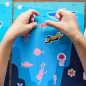 Fresque gommettes repositionnables 'Cléopâtre' Fonds marins