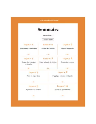LIVRES COUTURE : Livre 'Les Editions de Saxe' Apprendre le patchwork en 10 leçons