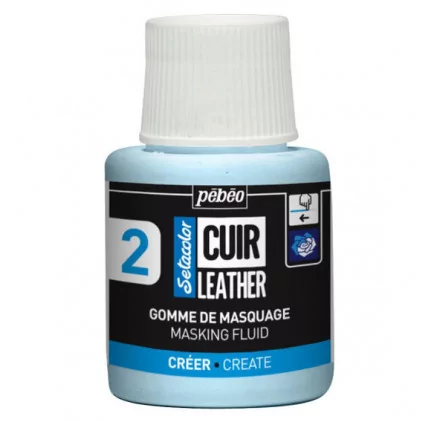 MEDIUMS ET TEXTURES : Gomme de masquage 'Pébéo - Setacolor Cuir' 110 ml MEDIUMS ET TEXTURES : Gomme de masquage 'Pébéo - Setacolor Cuir' 110 ml