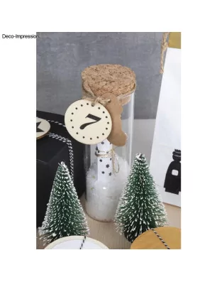 SCRAPBOOKING : 24 Chiffres de l'Avent en bois 'Rayher' 4 cm