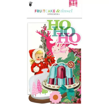 Bonnes affaires -70% : 54 die-cuts 'Fancy Pants - Fruitcake & Tinsel' Ephemera 1 Bonnes affaires -70% : 54 die-cuts 'Fancy Pants - Fruitcake & Tinsel' Ephemera 1