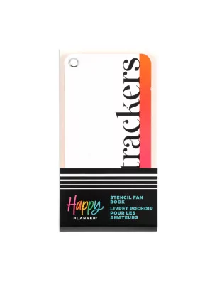 SCRAPBOOKING : Livret de 5 Pochoirs pour organiseur 'Me & My Big Ideas - The Happy Planner' Trackers