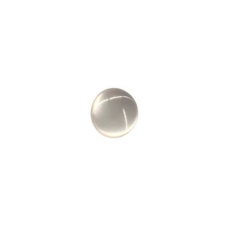 ART DU FIL : Bouton en plastique à tige plate '3B Com' Blanc nacré 10 mm