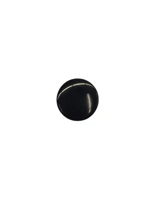 ART DU FIL : Bouton en plastique à tige plate '3B Com' Noir 14 mm