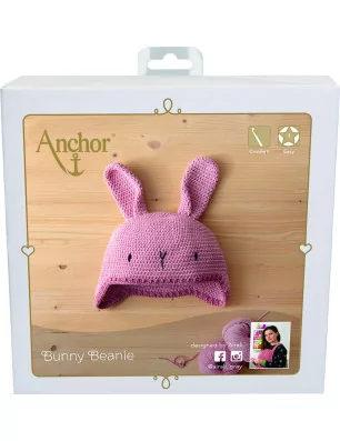 ART DU FIL : Kit Crochet 'Anchor' Bonnet Lapin