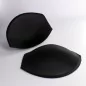 Lot de 2 coques mousse soutien-gorge '3B Com' Noir T95