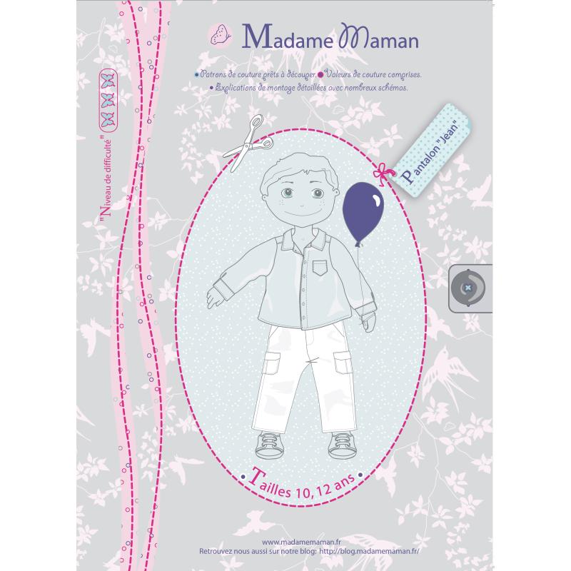 ART DU FIL : Patron de couture 'Madame Maman' Pantalon Jean ART DU FIL : Patron de couture 'Madame Maman' Pantalon Jean