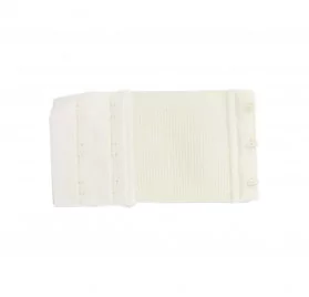 ART DU FIL : Rallonge extensible de soutien-gorge 3 agrafes/2 portes '3B Com' Blanc 6 cm