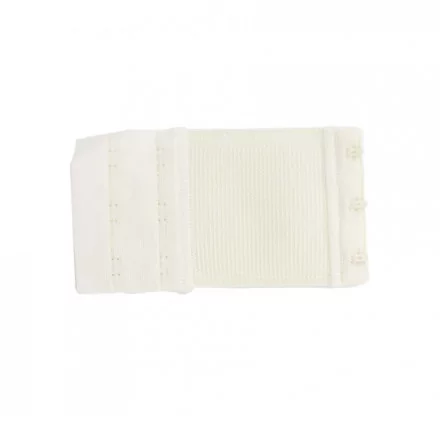 ART DU FIL : Rallonge extensible de soutien-gorge 3 agrafes/2 portes '3B Com' Blanc 6 cm