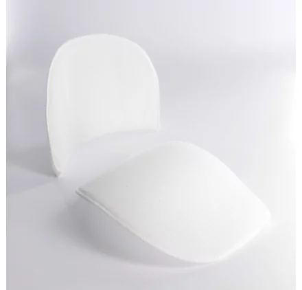 ART DU FIL : Epaulette recouverte '3B Com' Blanc Taille 4 ART DU FIL : Epaulette recouverte '3B Com' Blanc Taille 4