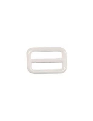 ART DU FIL : Barrette soutien-gorge '3B Com' Blanc 10 mm