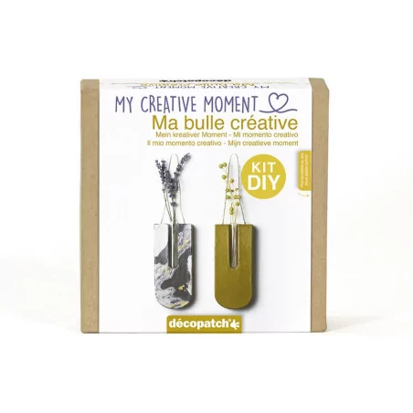 SUPPORTS A DECORER : Kit créatif 'Decopatch - Ma Bulle Créative' Soliflores
