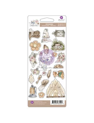SCRAPBOOKING : 22 Autocollants 'Prima - Bohemian Heart'