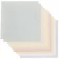 Lot de 10 coupons de tissu 20x20 cm 'Rico Design' Pastel Colours Mix Lot de 10 coupons de tissu 20x20 cm 'Rico Design' Pastel Colours Mix