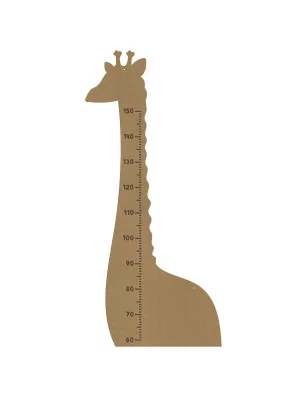 ENFANTS : Toise Girafe en bois 'Gomille' 54x117 cm