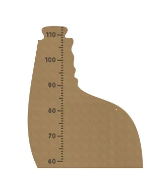 ENFANTS : Toise Girafe en bois 'Gomille' 54x117 cm