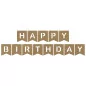Fanions en bois 'Gomille' Happy Birthday Fanions en bois 'Gomille' Happy Birthday