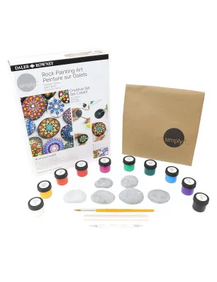 KITS CREATIFS : Kit créatif 'Daler Rowney' Peinture sur galets