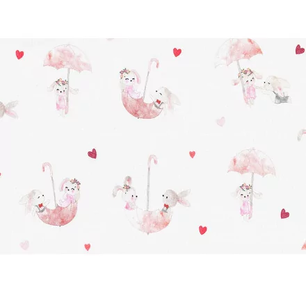 ART DU FIL : Tissu Jersey 'BeaLena' Motifs lapin 140 cm par 50cm (à la coupe) ART DU FIL : Tissu Jersey 'BeaLena' Motifs lapin 140 cm par 50cm (à la coupe)