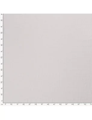 ART DU FIL : Tissu viscose de lin chaine trame '3B Com' Blanc optique 135 cm par 50 cm (à la coupe)