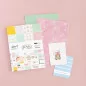 Assortiment de 24 papiers décorés 15x20 'BasicCrea - Siempre Jane' 