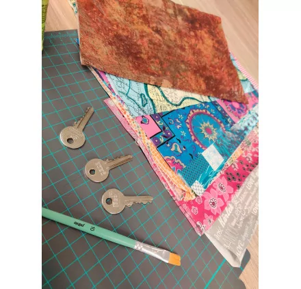 IDEES CREATIVES : Tuto - Personnaliser des clés avec du papier Décopatch