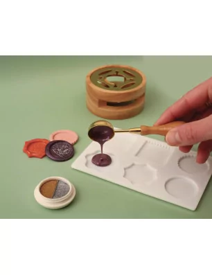 OUTILS ET ACCESSOIRES CARTERIE : Poudre pour sceau de cire 'Graine Créative' Or et Argent