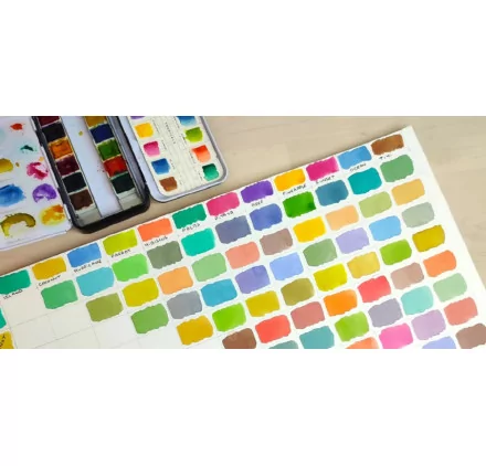 IDEES CREATIVES : Tuto - Créer son nuancier avec une palette aquarelle IDEES CREATIVES : Tuto - Créer son nuancier avec une palette aquarelle