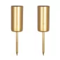 Lot de 2 Supports à bougie longue 'Rayher' Or 2.3 cm